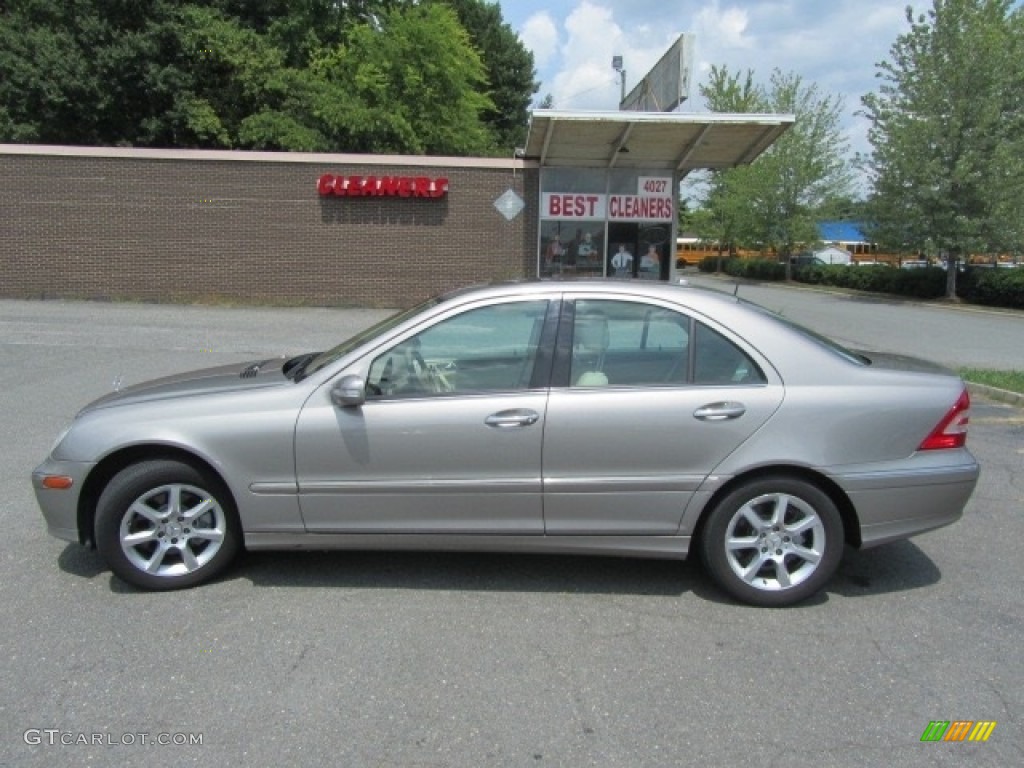 2007 C 280 Luxury - Pewter Metallic / Stone photo #7