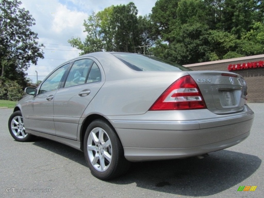 2007 C 280 Luxury - Pewter Metallic / Stone photo #8