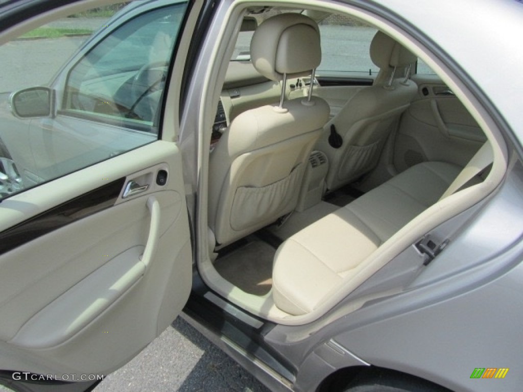 2007 C 280 Luxury - Pewter Metallic / Stone photo #18
