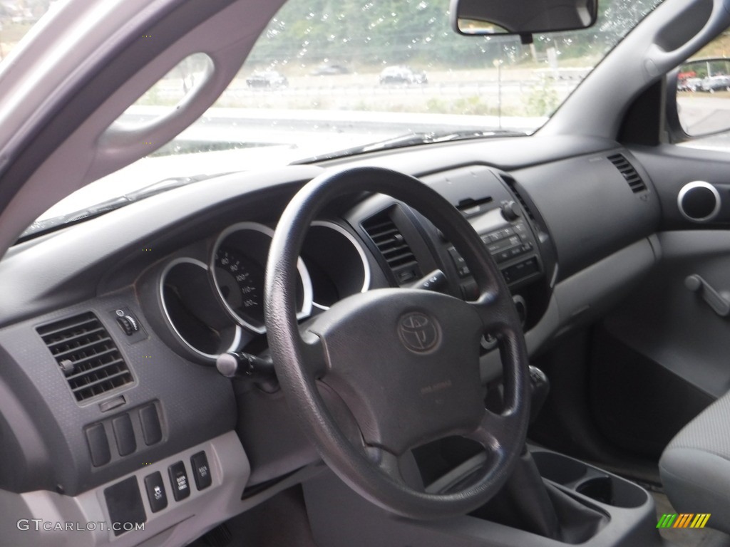 2009 Tacoma Regular Cab 4x4 - Silver Streak Mica / Graphite Gray photo #17
