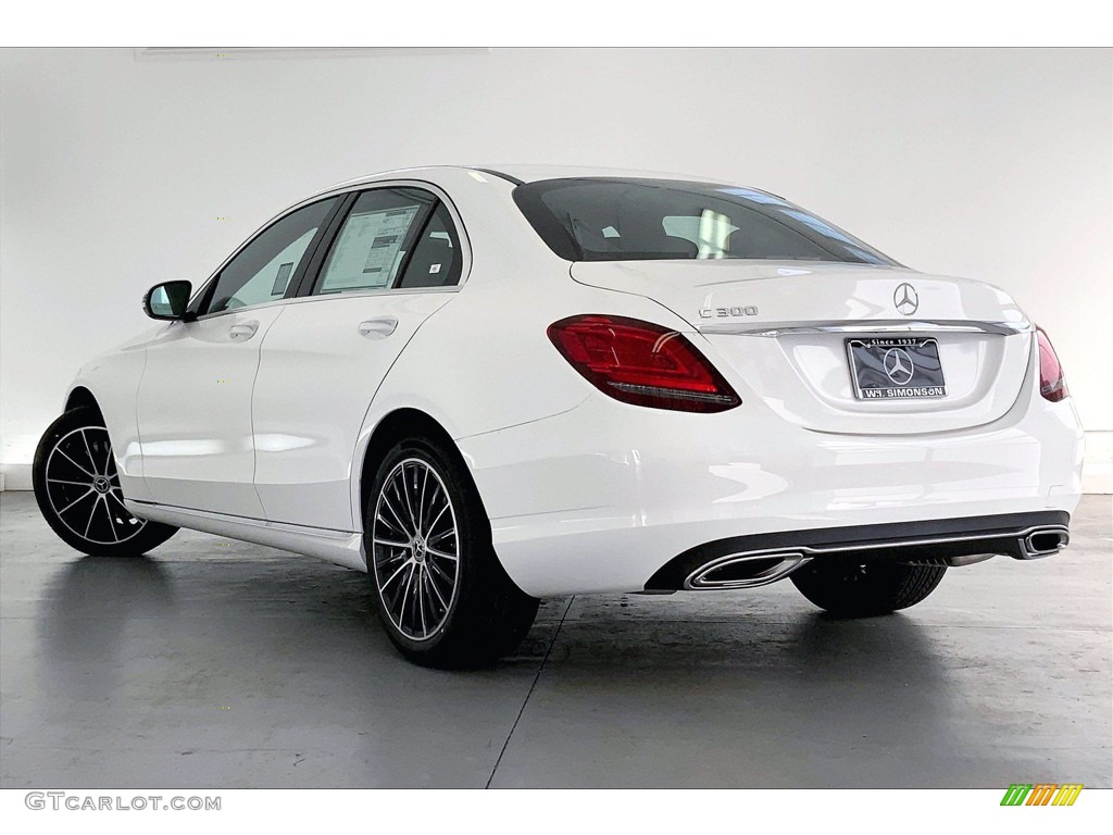 2021 C 300 Sedan - Polar White / Black photo #2