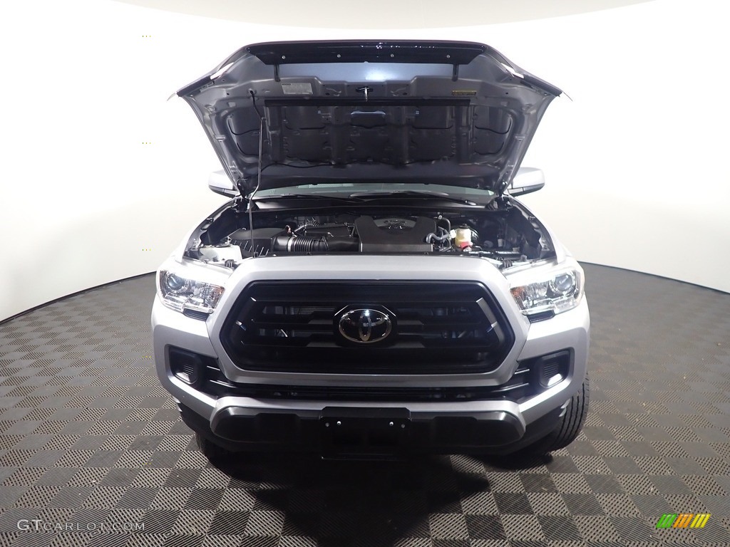 2020 Tacoma SR Double Cab 4x4 - Silver Sky Metallic / Cement photo #6