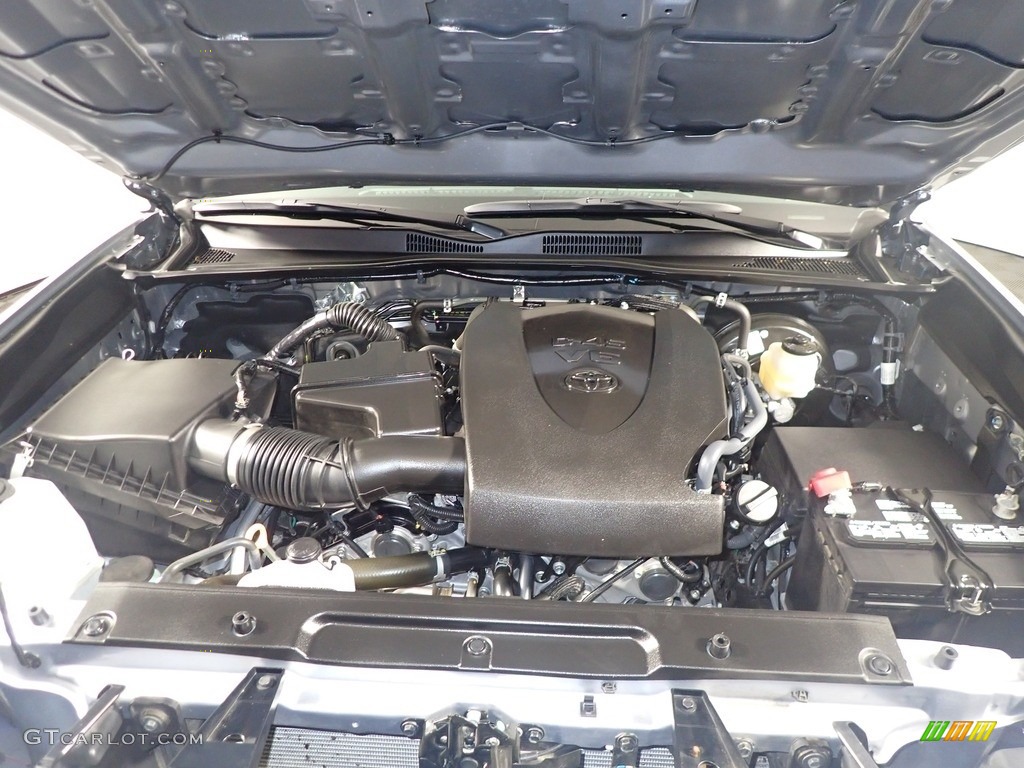 2020 Tacoma SR Double Cab 4x4 - Silver Sky Metallic / Cement photo #7