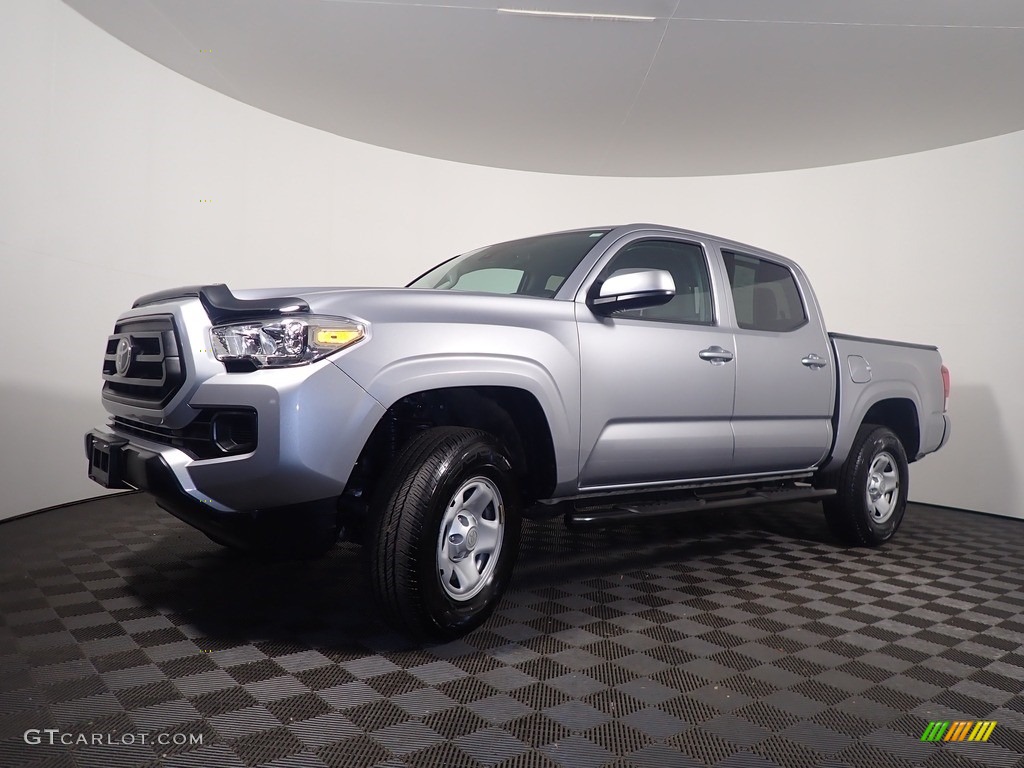2020 Tacoma SR Double Cab 4x4 - Silver Sky Metallic / Cement photo #8