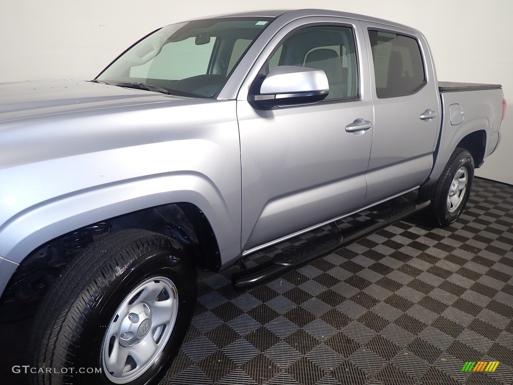 2020 Tacoma SR Double Cab 4x4 - Silver Sky Metallic / Cement photo #10
