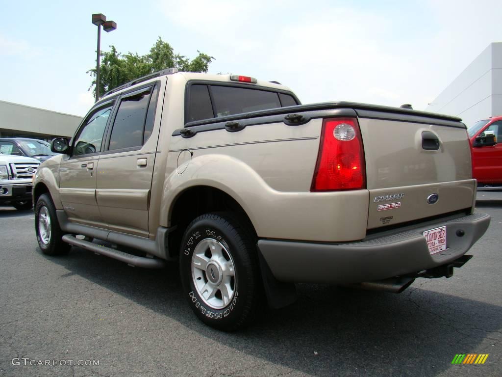 2001 Explorer Sport Trac 4x4 - Harvest Gold Metallic / Dark Graphite photo #26