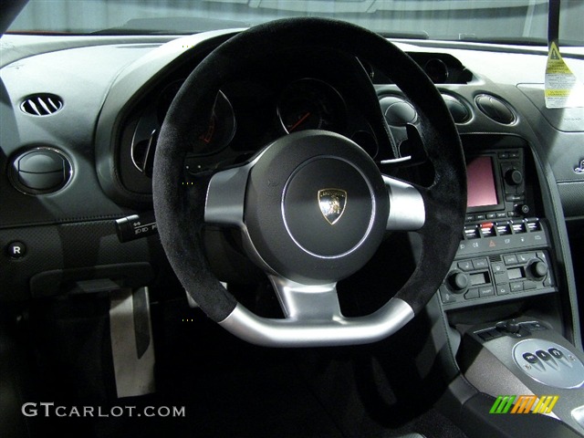 2008 Gallardo Coupe E-Gear - Rosso Leto / Black photo #7
