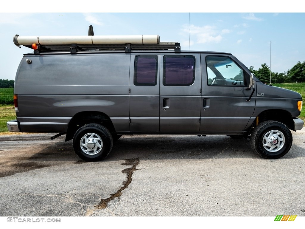 Medium Platinum Metallic 1993 Ford E Series Van E350 Commercial 4x4 Exterior Photo #142644109
