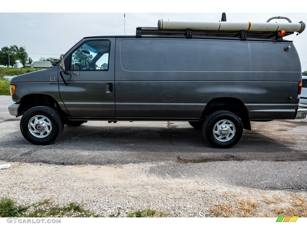 Medium Platinum Metallic 1993 Ford E Series Van E350 Commercial 4x4 Exterior Photo #142644205