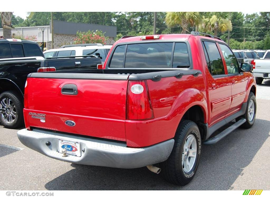 2005 Explorer Sport Trac XLT - Bright Red / Medium Dark Flint photo #13