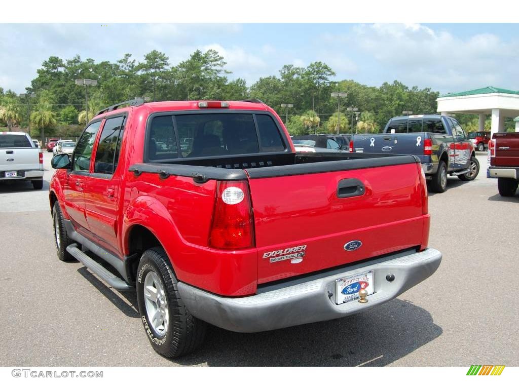 2005 Explorer Sport Trac XLT - Bright Red / Medium Dark Flint photo #15