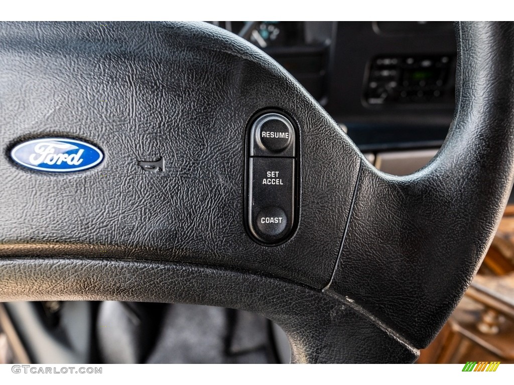 1993 Ford E Series Van E350 Commercial 4x4 Gray Steering Wheel Photo #142644910
