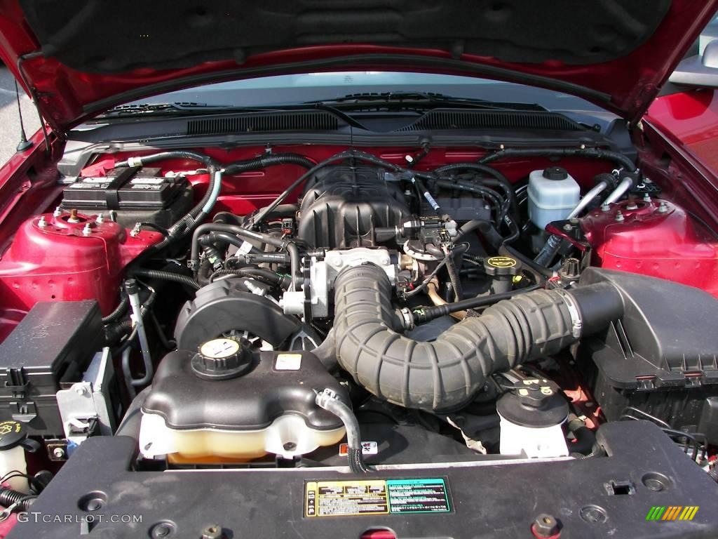 2005 Mustang V6 Deluxe Convertible - Redfire Metallic / Light Graphite photo #8