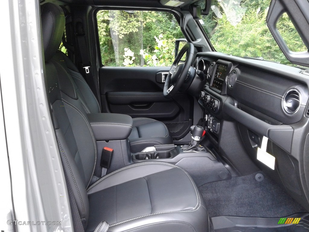 Black Interior 2021 Jeep Gladiator Overland 4x4 Photo #142646101