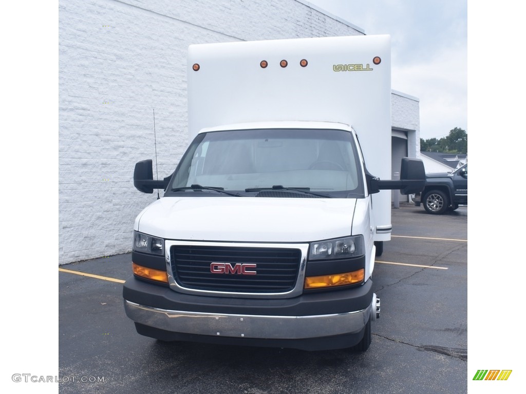 2018 Savana Cutaway 3500 Commercial Moving Truck - Summit White / Medium Pewter photo #4