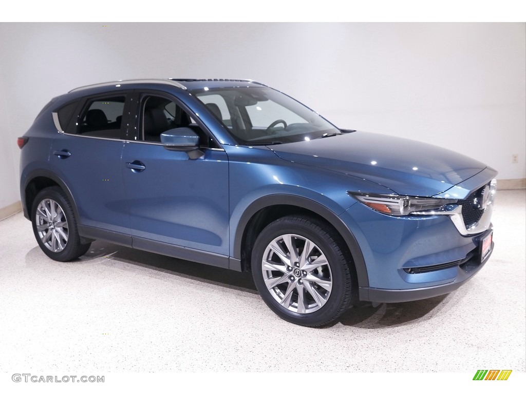 2019 CX-5 Grand Touring AWD - Eternal Blue Mica / Black photo #1