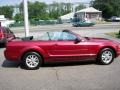2005 Redfire Metallic Ford Mustang V6 Deluxe Convertible  photo #19