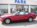 2005 Redfire Metallic Ford Mustang V6 Deluxe Convertible  photo #22