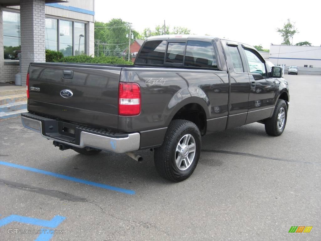 2006 F150 XLT SuperCab 4x4 - Dark Shadow Grey Metallic / Medium/Dark Flint photo #4