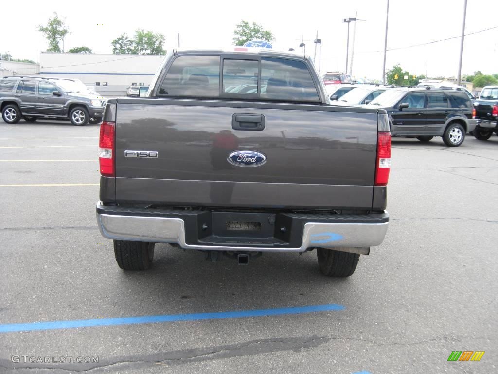 2006 F150 XLT SuperCab 4x4 - Dark Shadow Grey Metallic / Medium/Dark Flint photo #6
