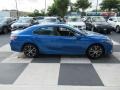 2019 Blue Streak Metallic Toyota Camry SE  photo #3