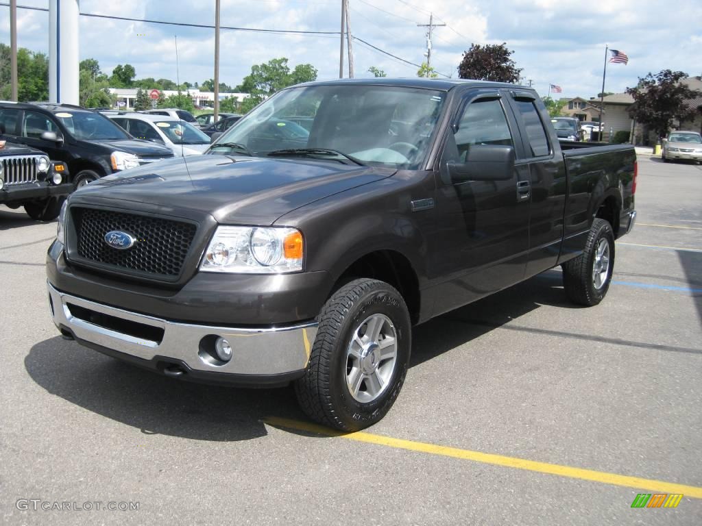 2006 F150 XLT SuperCab 4x4 - Dark Shadow Grey Metallic / Medium/Dark Flint photo #12