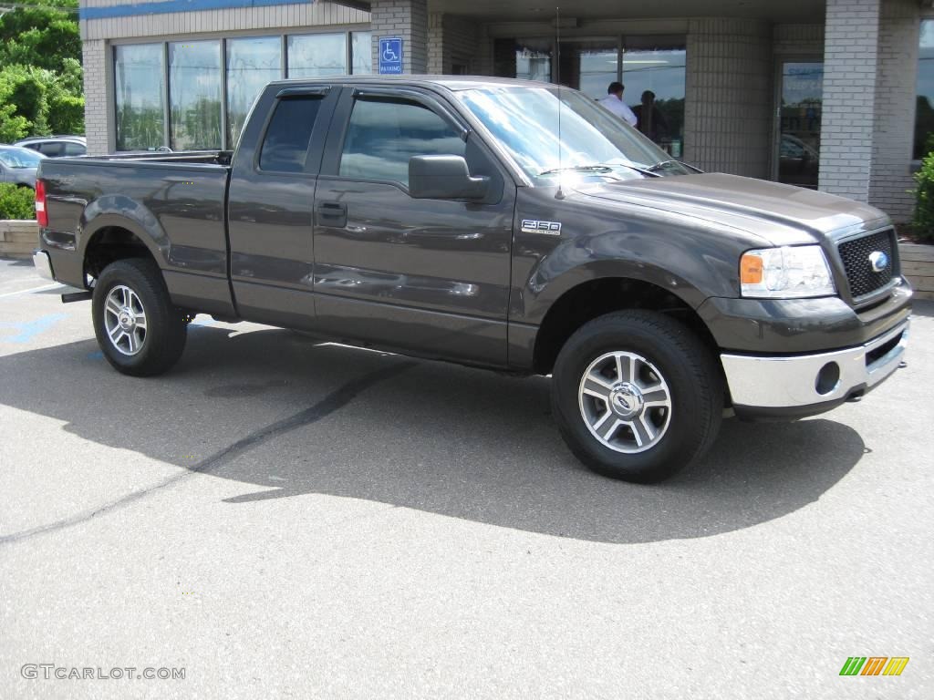 2006 F150 XLT SuperCab 4x4 - Dark Shadow Grey Metallic / Medium/Dark Flint photo #15