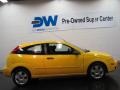 2006 Screaming Yellow Ford Focus ZX3 SES Hatchback  photo #3