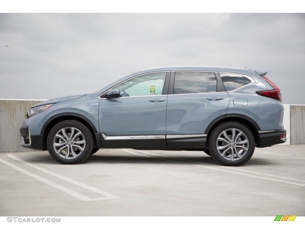 2021 CR-V Touring AWD Hybrid - Sonic Gray Pearl / Black photo #4