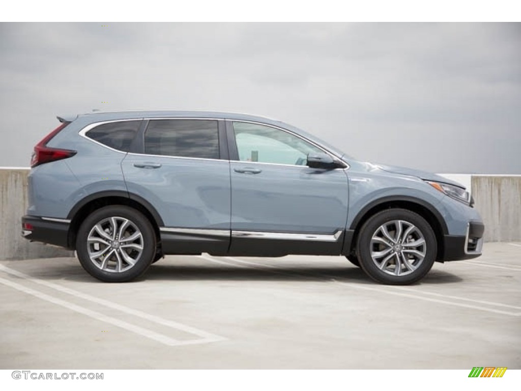 2021 CR-V Touring AWD Hybrid - Sonic Gray Pearl / Black photo #6