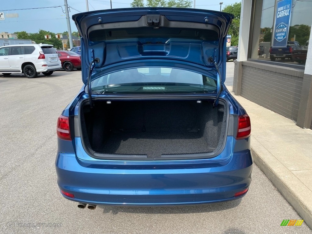 2018 Jetta S - Silk Blue Metallic / Black/Palladium Gray photo #8