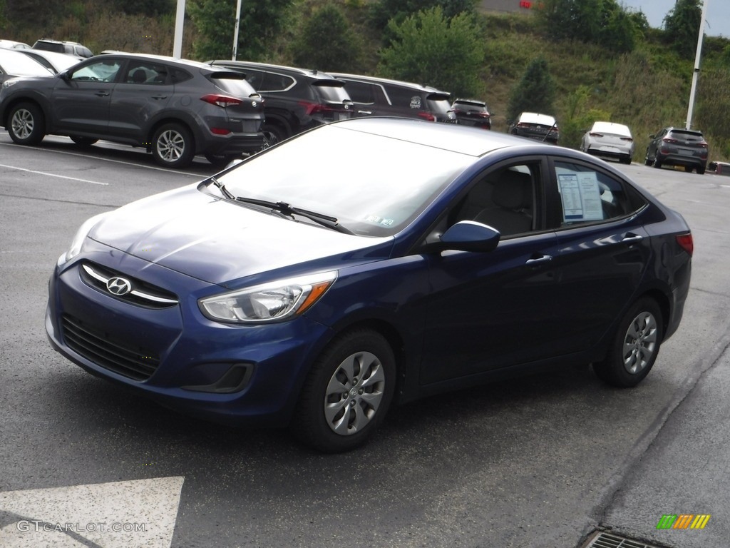 2015 Accent GLS - Pacific Blue / Gray photo #4