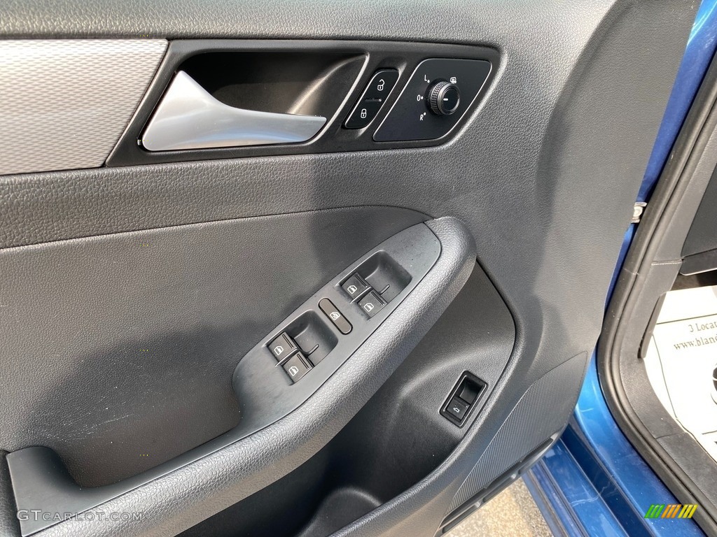 2018 Jetta S - Silk Blue Metallic / Black/Palladium Gray photo #11