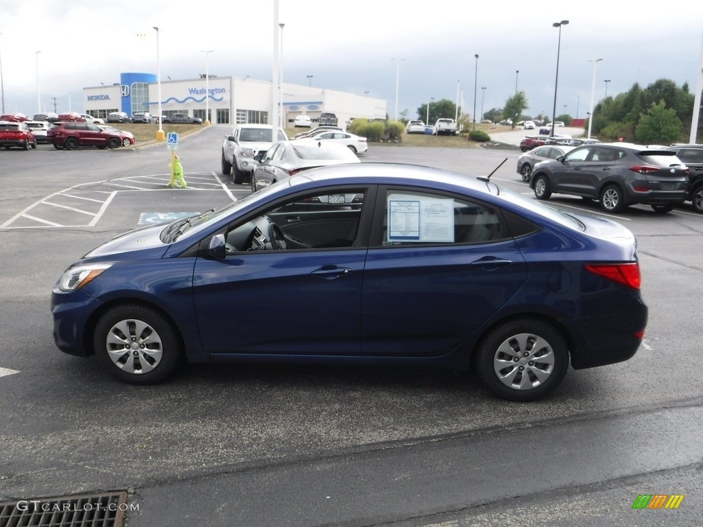 2015 Accent GLS - Pacific Blue / Gray photo #5