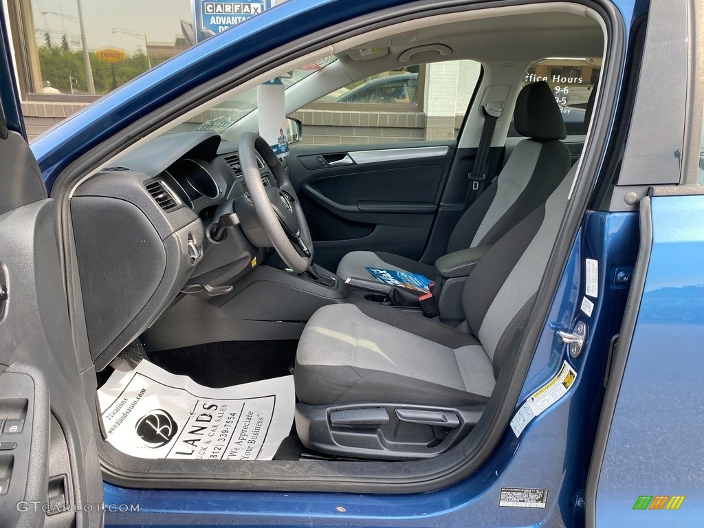 2018 Jetta S - Silk Blue Metallic / Black/Palladium Gray photo #12