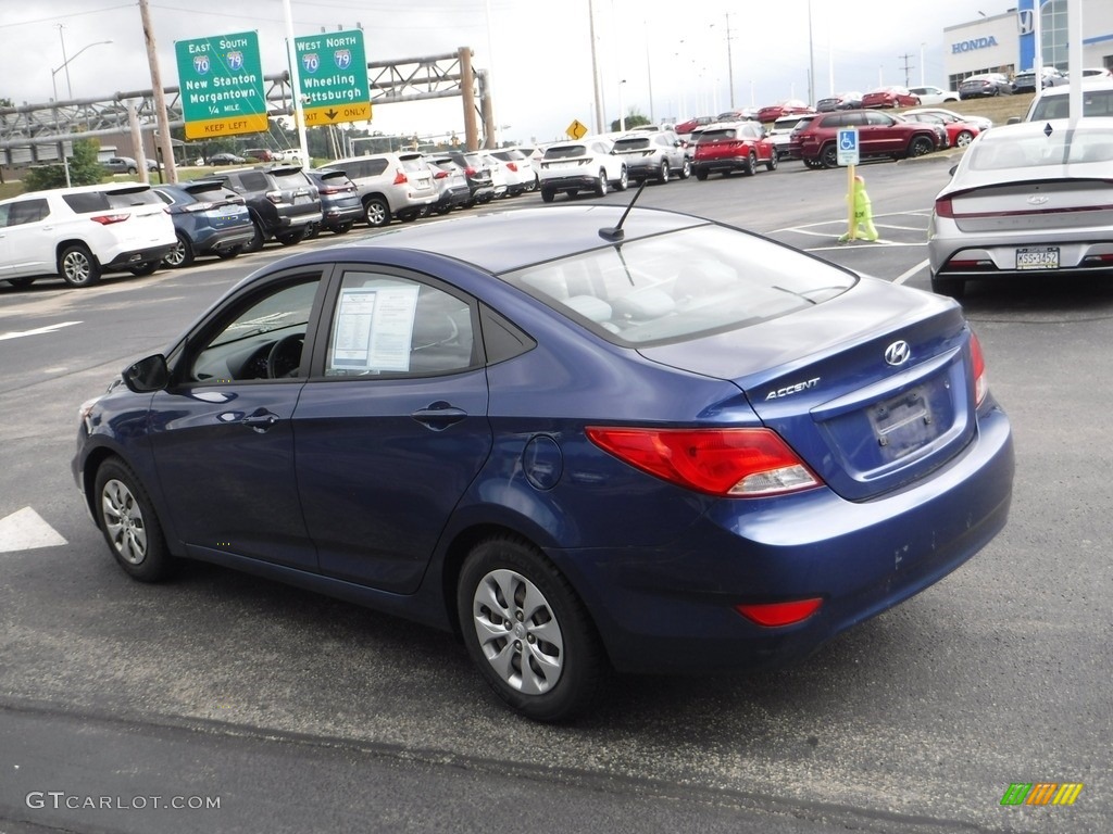 2015 Accent GLS - Pacific Blue / Gray photo #6