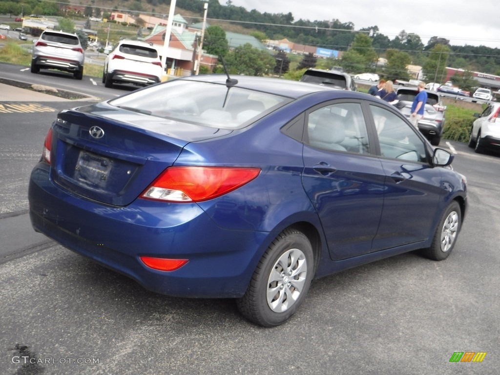 2015 Accent GLS - Pacific Blue / Gray photo #7