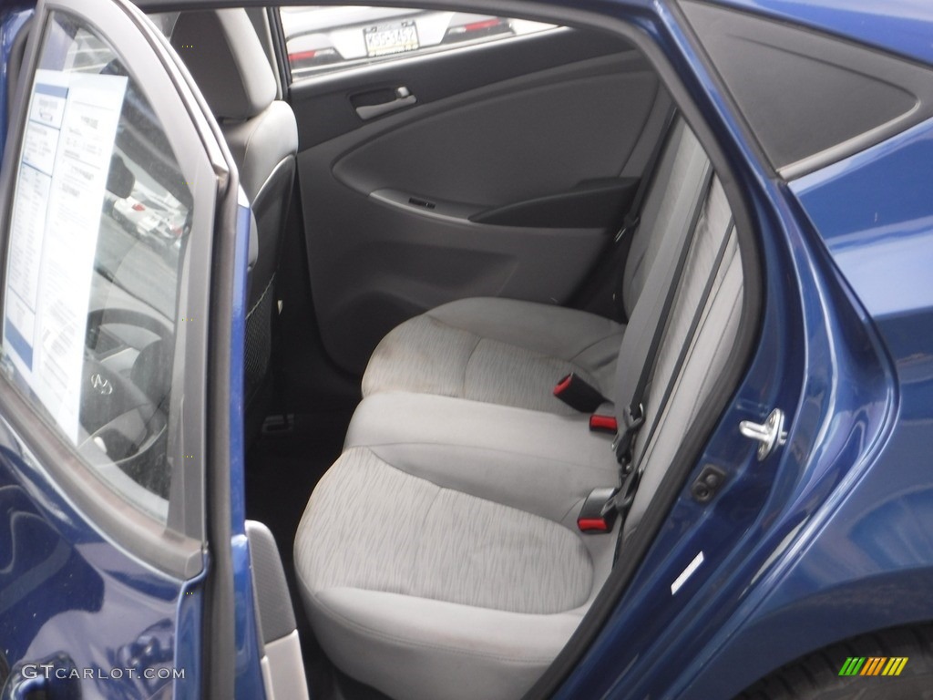 2015 Accent GLS - Pacific Blue / Gray photo #18