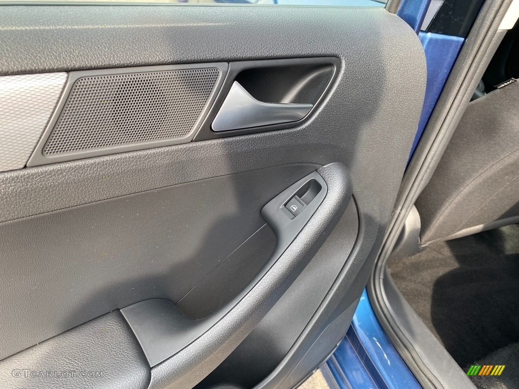 2018 Jetta S - Silk Blue Metallic / Black/Palladium Gray photo #33