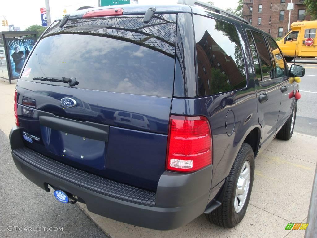 2003 Explorer XLS 4x4 - True Blue Metallic / Midnight Gray photo #5