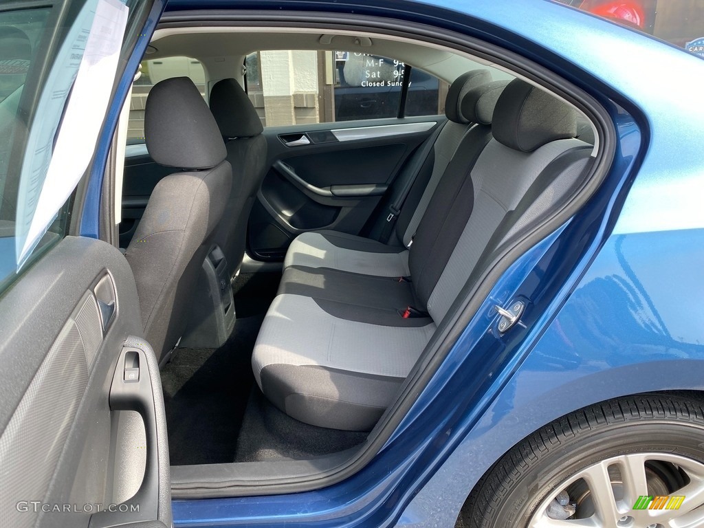 2018 Jetta S - Silk Blue Metallic / Black/Palladium Gray photo #34