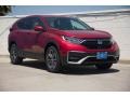 Radiant Red Metallic 2021 Honda CR-V EX AWD Hybrid