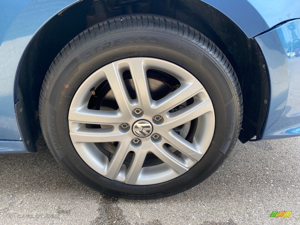2018 Jetta S - Silk Blue Metallic / Black/Palladium Gray photo #36