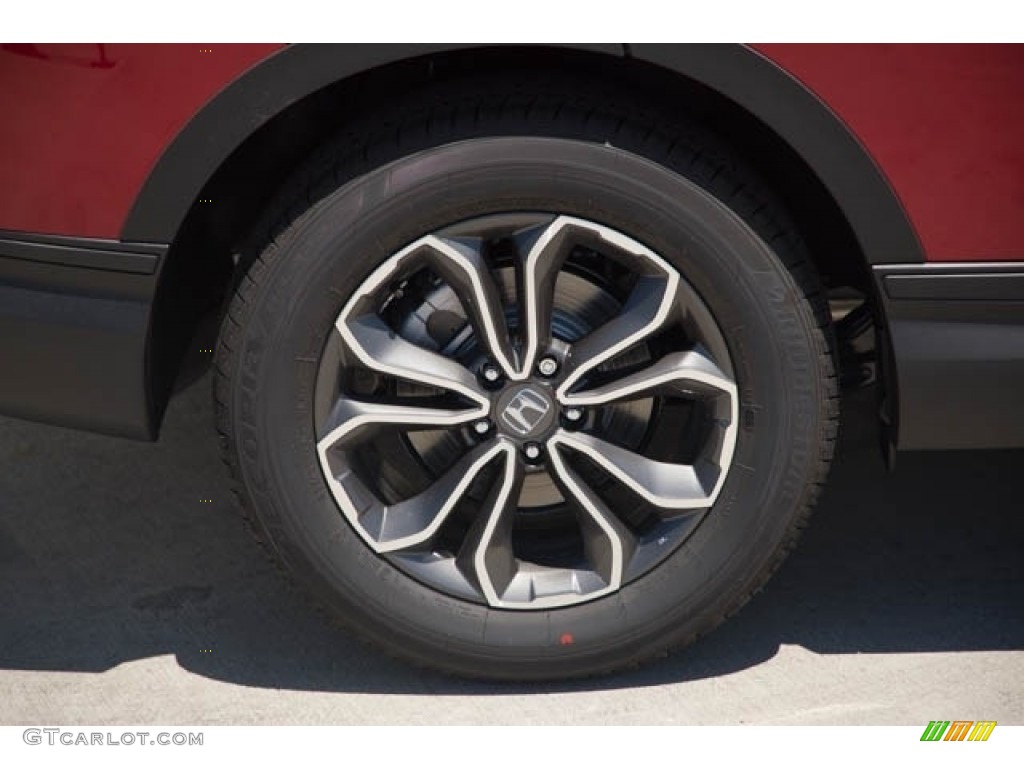 2021 CR-V EX AWD Hybrid - Radiant Red Metallic / Gray photo #8