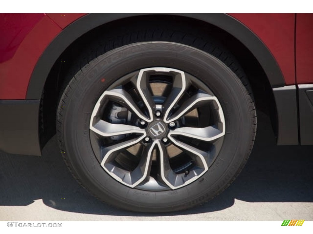 2021 CR-V EX AWD Hybrid - Radiant Red Metallic / Gray photo #11