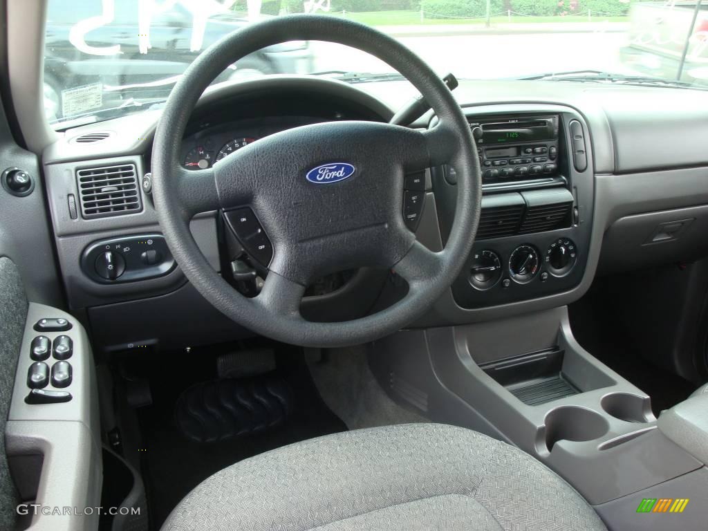 2003 Explorer XLS 4x4 - True Blue Metallic / Midnight Gray photo #14