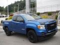 2021 Dynamic Blue Metallic GMC Canyon Elevation Extended Cab 4WD #142640842