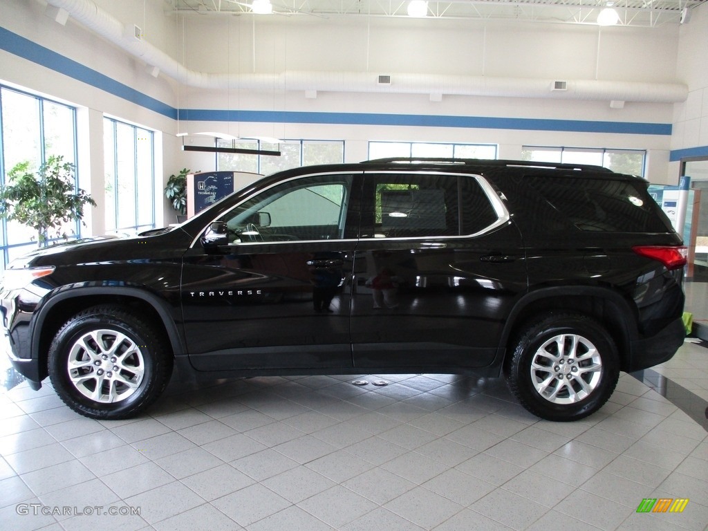 2019 Traverse LT - Black Current Metallic / Jet Black photo #10