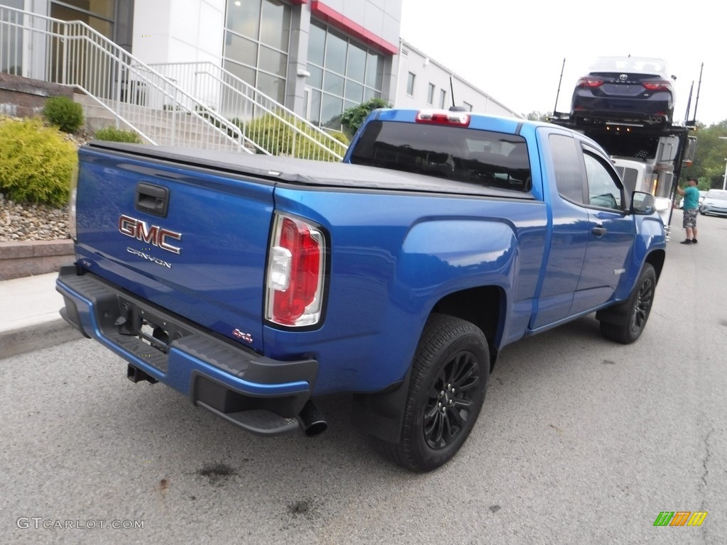 2021 Canyon Elevation Extended Cab 4WD - Dynamic Blue Metallic / Jet Black/Dark Ash photo #18