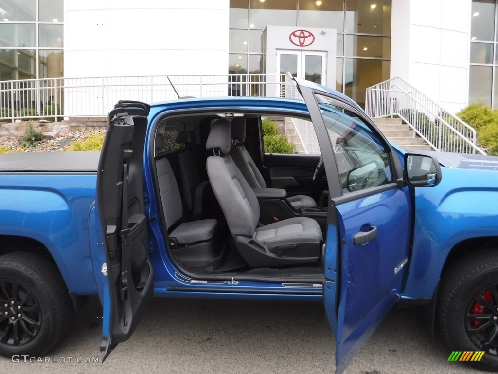 2021 Canyon Elevation Extended Cab 4WD - Dynamic Blue Metallic / Jet Black/Dark Ash photo #22